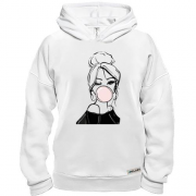 Худі BASE Girl with babble gum art