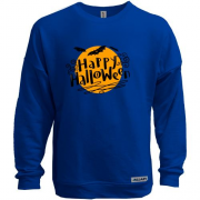 Свитшот без начеса с луной "Happy Halloween"