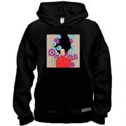Худі BASE Brunette with poppies 1