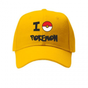 Детская кепка I love Pokemon
