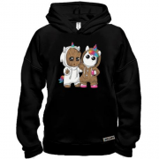 Худи BASE Baby groot and unicorn