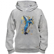 Худи BASE Whale upright art