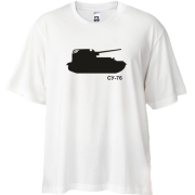 Футболка oversize із силуетом СУ-76