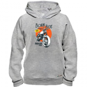 Худи BASE с винтажным мото "Born to Ride"