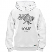 Худи BASE с картой Украины "Home"
