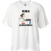Футболка Oversize Жена дальнобойщика
