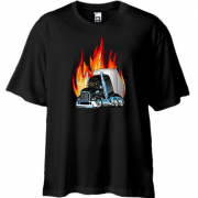 Футболка Oversize Огненный дальнобойщик (2)