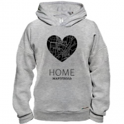 Худи BASE с сердцем "Home Мариуполь"