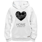 Худи BASE с сердцем "Home Кривой Рог"