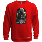 Свитшот без начеса с постером игры God of War