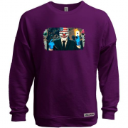 Свитшот без начеса с постером к Payday