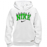 Худи BASE с лого Nike в пламени