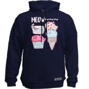 Худи без начеса MEOW Cats