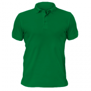 Мужская зеленая футболка-поло