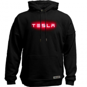 Худи без начеса с лого Tesla (2)