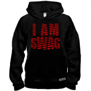 Худи BASE с надписью "I AM SWAG"