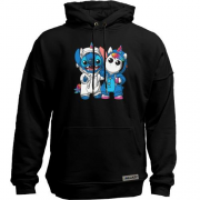 Худи без начеса Stitch and unicorn