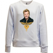 Детский свитшот без начеса Bon Jovi с лого