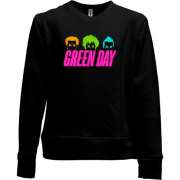 Дитячий світшот без начісу Green day color