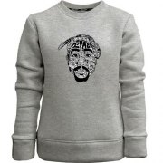 Дитячий світшот без начісу з 2PAC