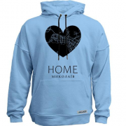 Худи без начеса с сердцем "Home Николаев"