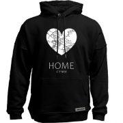 Худи без начеса с сердцем "Home Луганск"