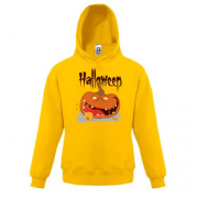 Детская толстовка Halloween Зубастая Тыква