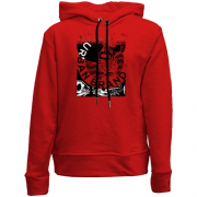 Детский худи без флиса Black and White Urban Brand