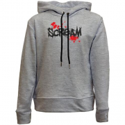 Детский худи без флиса Scream с каплями крови