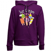 Детский худи без флиса Ice Cream Party