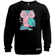 Світшот без начісу Love Owl
