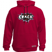 Худи без начеса с сердцем "Crack"