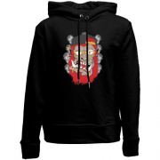 Детский худи без флиса Gorilla with red beard