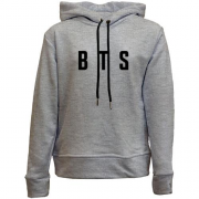 Детский худи без флиса BTS (надпись)