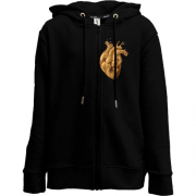 Детская худи на молнии Golden Heart