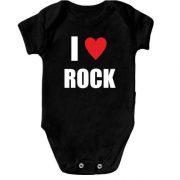 Детское боди  I love Rock