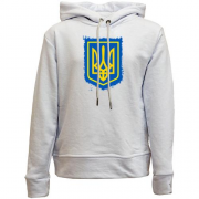 Детский худи без флиса с гербом Украины (2) АРТ