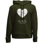 Детский худи без флиса с сердцем "Home Полтава"