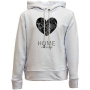Детский худи без флиса с сердцем "Home Чернигов"