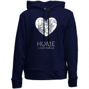 Детский худи без флиса с сердцем "Home Славянск"