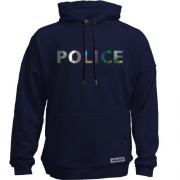 Худи без начеса POLICE (голограмма) (голограмма)