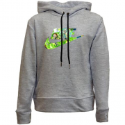 Детский худи без флиса "Nike X Рик и Морти"