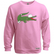Свитшот без начеса "Стильный Lacoste"