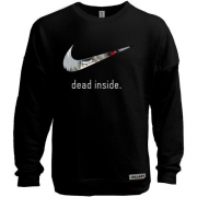 Свитшот без начеса "Dead inside"