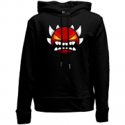 Детский худи без флиса Geometry Dash Extreme Demon