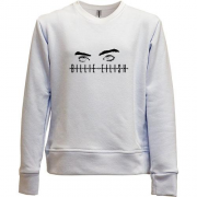 Детский свитшот без начеса Billie Eilish's eyes