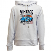 Детский худи без флиса Volkswagen Beetle - Vintage Race