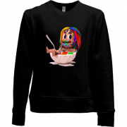 Детский свитшот без начеса Tekashi in a plate art