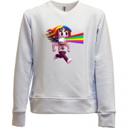 Детский свитшот без начеса Tekashi rainbow