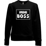 Детский свитшот без начеса mini BOSS